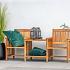 Hardhouten loveseat - Standaard