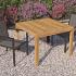 Tuinset teak - Tafel vierkant