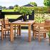 Tuintafel teak - Solide rustiek 180x90cm