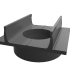 Luxe Drain mini onder uitloop 75mm