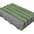 Piedra ECO - 60x40x12 Grijs/Blauw