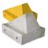 schrikblok 60x50x40 grijs