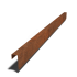 Cortenstaal overzetprofiel 15x6x5cm (lengte 240 cm)