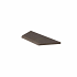 SCHELLEVIS - ZWEMBADRAND HOEK LINKS (100/60X40X5 CM) TAUPE