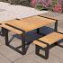 Teak tuinset - Dinnerset Wellington