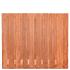 Tuinscherm hardhout 21 planks (19+2) - Dronten 180 x 150 - schutting