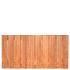 Tuinscherm hardhout 21 planks (19+2) - Dronten 180 x 90 - schutting