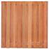 Tuinscherm hardhout 19 planks (17+2) - Harlingen 180 x 180 - schutting