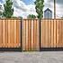 Tuinscherm hardhout 21 planks (19+2) - Dronten 180 x 180 - schutting