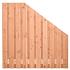 Tuinscherm/Schutting Zwarte Woud  21 planks 180/90x180cm VERLOOP lariks