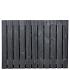 Tuinscherm zwart gesp. 21 planks (19+2) - Stuttgart 130x180cm - schutting
