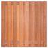 Tuinscherm hardhout 17 planks (15+2) - Kampen 180x180cm - schutting