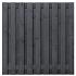 Tuinscherm zwart gesp. 19 planks (17+2) - Koblenz H180xB180cm - schutting