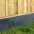 Onderplaat antraciet voor betonpaal 3.5 x 25x184 cm
