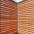 Tuinscherm Bangkirai 40-planks - Prinsenbeek 180x180 - Schutting