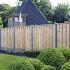 Tussenpaal antraciet glad met diamantkop 10 x 10 x 280 cm betonpaal