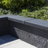 Afdekrand 100x25x5 Zwart