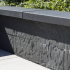 Afdekrand 100x25x5 Zwart