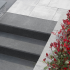 Traptrede Facetto 100x35x15 Zwart