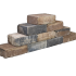Tumbelwall 30x20x10cm Bruin/Beige/Zwart