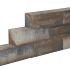 Lineablock 15x15x45 Bruin/Beige/Zwart