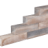 Lineablock 15x15x60 Bruin/Beige/Zwart