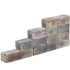 Blockstone 15x15x45 - Bruin/Beige/Zwart