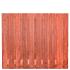 Tuinscherm hardhout 21 planks (19+2) - Dronten 180 x 150 - schutting