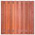 Tuinscherm hardhout 17 planks (15+2) - Kampen 180x180cm - schutting