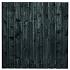 Tuinscherm zwart gesp. 21 planks (19+2) - Stuttgart 180x180cm - schutting
