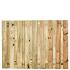Tuinscherm geïmp. 19 planks (17+2) - Vasse 130x180cm - schutting