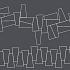 Trapezium 120x60/30x8 cm Antraciet