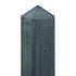 Berton©-paal gecoat, diamantkop - 10x10x280cm hoekmodel - IJssel-serie - voor scherm: 180x180