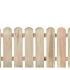 Tuinhek geïmpregneerd recht - H40xB150 Econoom - lamel afmeting: 1.6x9.0cm / 14 lamellen - glad gesc