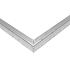 Aluminium daktrim standaard buitenhoek  45x45 mm
