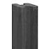 Berton©-E-sleufpaal 10x10 antraciet - 10x10x270cm - Eems-serie