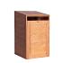 Hardhout containerberging - Enkel