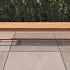 Teak tuinbank - Court