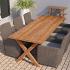 Tuintafel Rustiek Teak 350x100cm