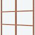 Glaswand De Luxe onbehandeld - type P 198x230cm