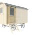 Prefab paneel met enkele deur - t.b.v. zigeunerwagen