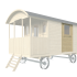 Prefab paneel met raam - t.b.v. zigeunerwagen