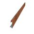 Cortenstaal overzetprofiel 15x5x5cm (lengte 240 cm)