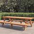 Hardhouten picknicktafel - Giant