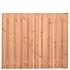 Tuinscherm/Schutting Zwarte Woud  180 x 150 cm - lariks