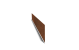 Cortenstaal kantopsluiting recht 375mm (lengte 240cm)