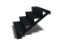 Zwarte trap 4-trede (breedte 100cm)