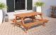 Hardhouten picknicktafel - Economy