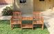 Hardhouten loveseat - Standaard