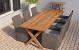 Tuintafel Rustiek teak 250x100cm